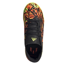 Chaussures de football Adidas Nemeziz Messi.4 In Jr FW7310 noir, jaune, orange orange 2