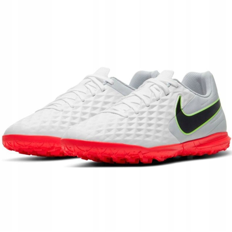 Nike Tiempo Legend 8 Club Tf M AT6109 106 chaussures de football multicolore blanche 1 Nike Tiempo Legend 8 Club Tf M AT6109 106 chaussures de football multicolore blanche 1