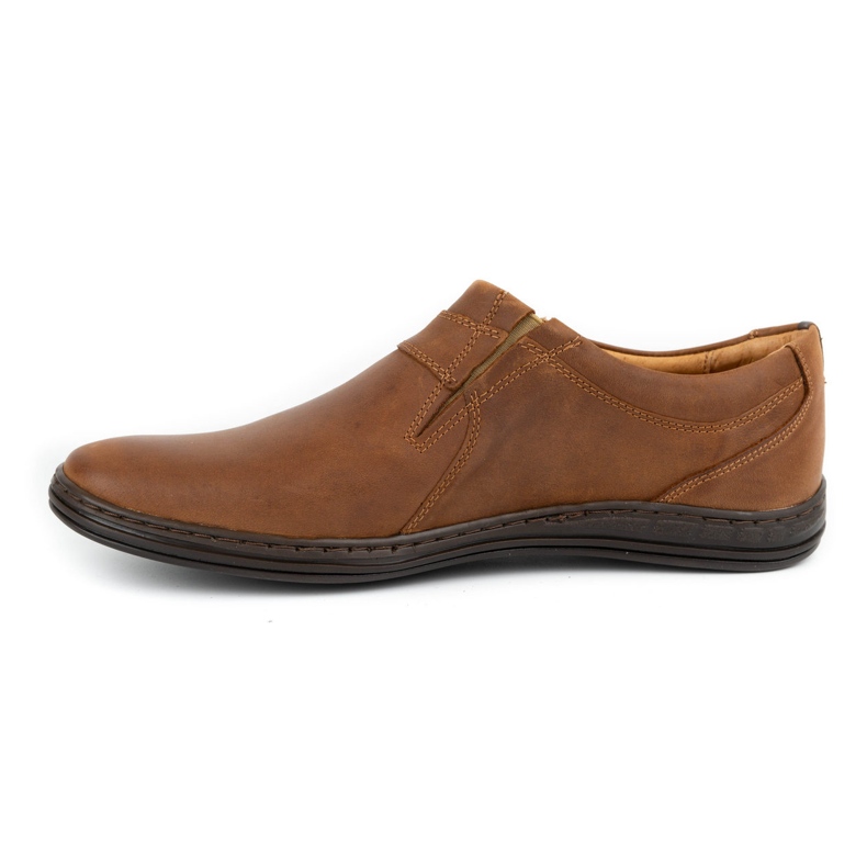 Polbut Chaussures homme Cuir 362 Camel brun 1