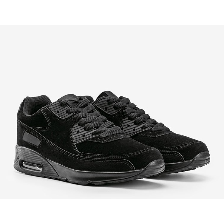 Baskets de sport homme noires Trever le noir 1 Baskets de sport homme noires Trever le noir 1