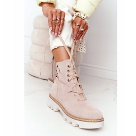 Boots Daim Ajourées Maciejka Beige 05033-04 brun 5