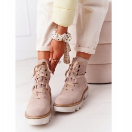 Boots Daim Ajourées Maciejka Beige 05033-04 brun 4