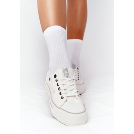 Baskets pour femmes On the Big Star HH274052 Plate-forme blanche 2