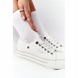 Baskets pour femmes On the Big Star HH274052 Plate-forme blanche 1