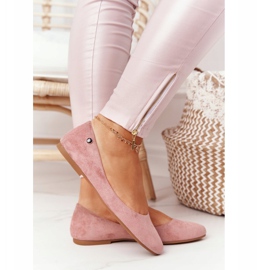 Ballerines en daim Sergio Leone BL622 Rose 3