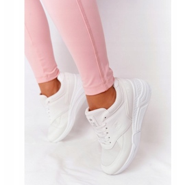 NEWS Baskets compensées pour femmes Blanc Avery 1