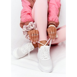 NEWS Baskets compensées pour femmes Blanc Avery blanche 2