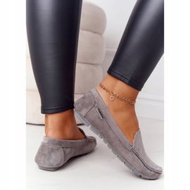 PH1 Mocassins Femme En Daim Gris Saint-Marin 1 PH1 Mocassins Femme En Daim Gris Saint-Marin 1