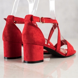 Sandales avec rayures Sergio Leone rouge 1