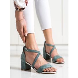 Sandales à lanières Sergio Leone multicolore bleu 3