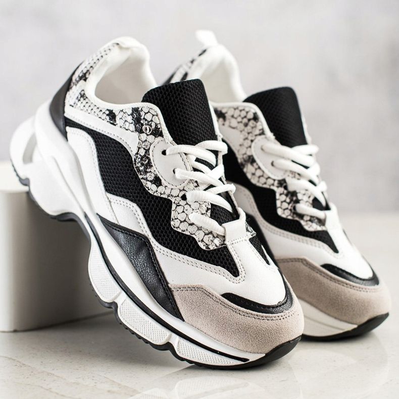 SHELOVET Baskets confortables multicolore 1