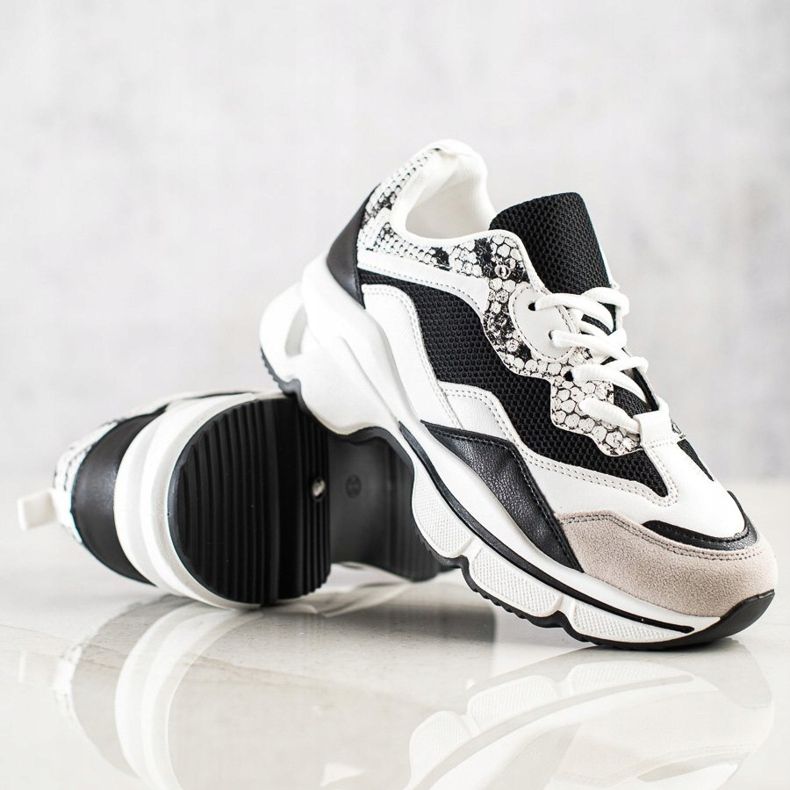 SHELOVET Baskets confortables multicolore 2