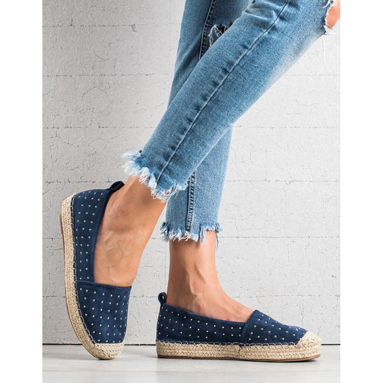 Goodin Espadrilles En Daim Bleu bleu marine 1