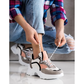 SHELOVET Baskets colorées à la mode multicolore 3