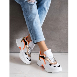 SHELOVET Baskets colorées à la mode multicolore 3