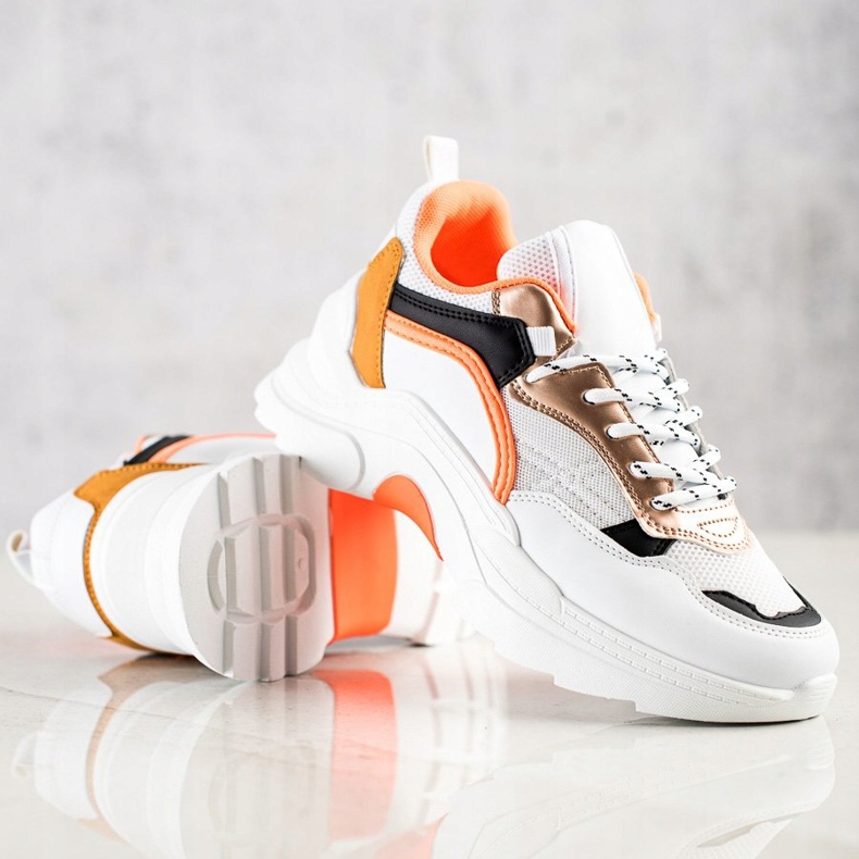 SHELOVET Baskets colorées à la mode multicolore 1