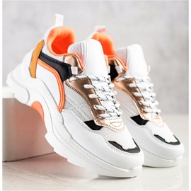 SHELOVET Baskets colorées à la mode multicolore 4
