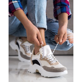 SHELOVET Baskets colorées à la mode multicolore 4