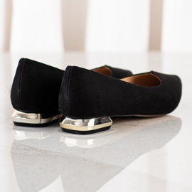 Filippo Escarpins à talon décoratif noir 1