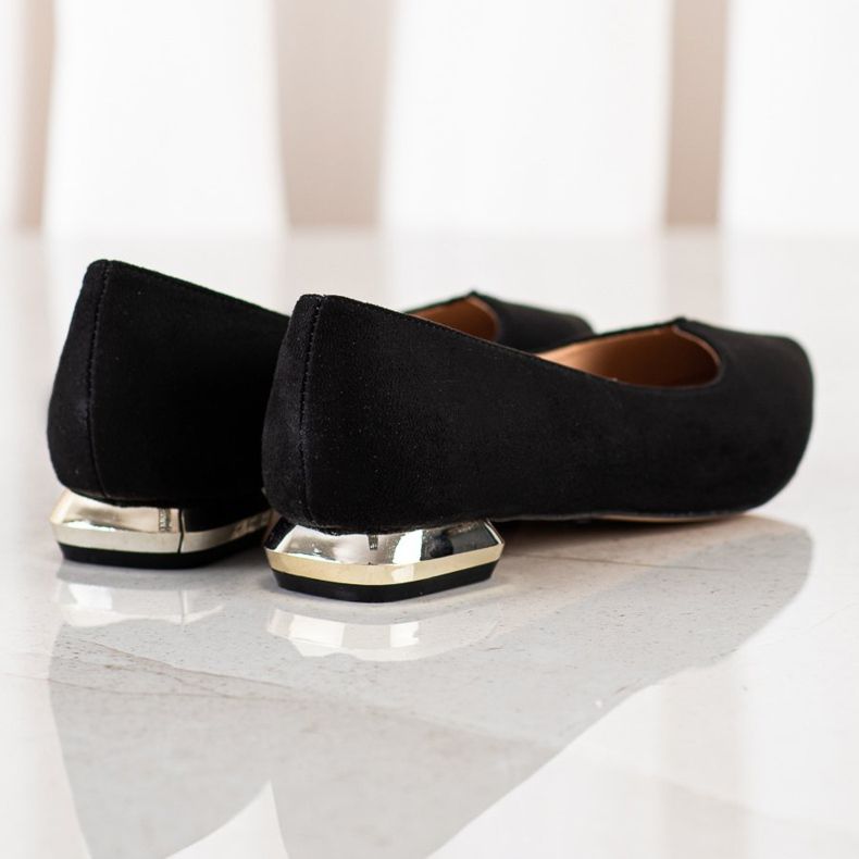 Filippo Escarpins à talon décoratif noir 1