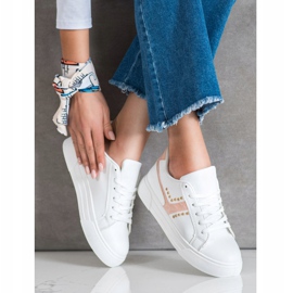 SHELOVET Chaussures de sport blanches décontractées 2