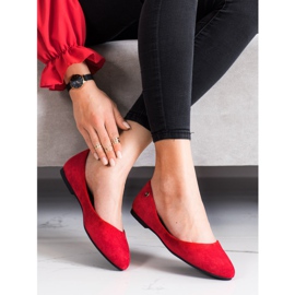 Ballerines Sergio Leone classiques rouge 2