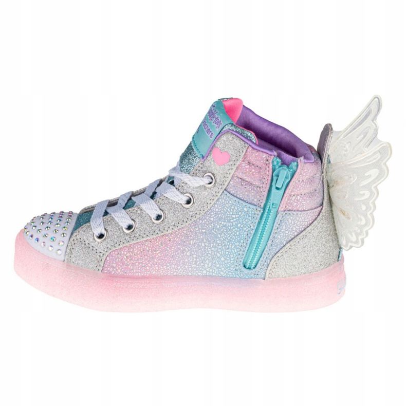 Skechers Shuffle Brights Glimmer Wings W 20254L-LBMT Chaussure rose multicolore 1