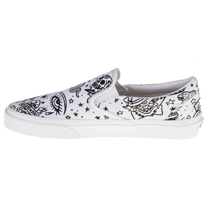 Chaussures Vans Classic Slip-On U VN0A4BV31IU blanc noir 1
