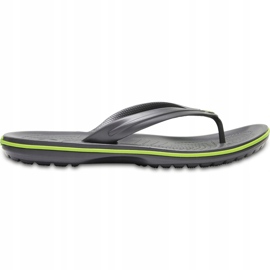 Chaussons Crocs Crocband Flip vert graphite 11033 OA1 multicolore 5