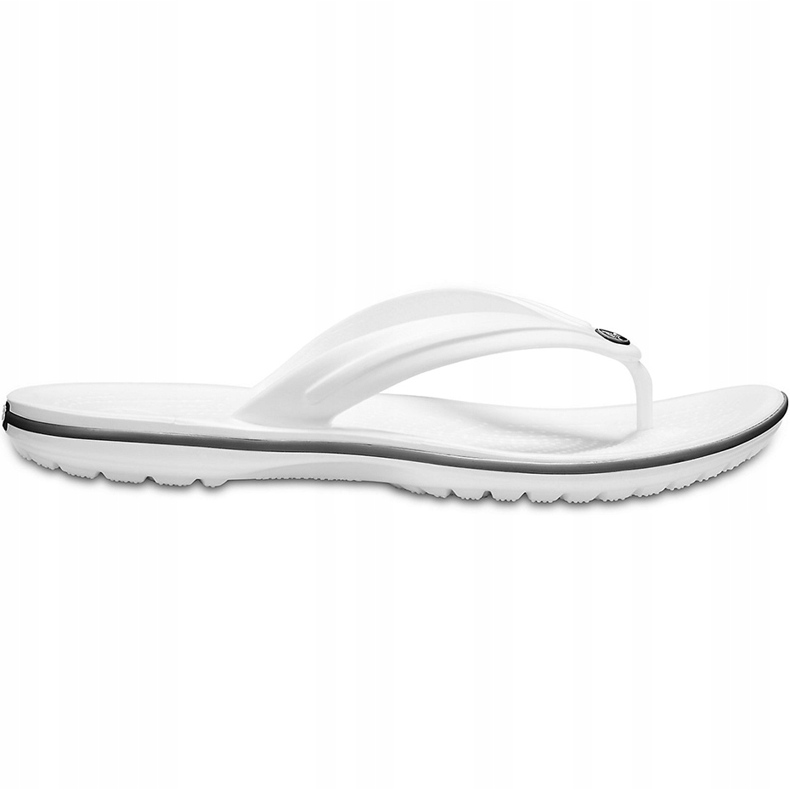 Chaussons Crocs Crocband Flip blanc 11033 100 blanche 2 Chaussons Crocs Crocband Flip blanc 11033 100 blanche 2