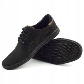KOMODO Chaussures décontractées pour hommes 848 noir brun le noir 4