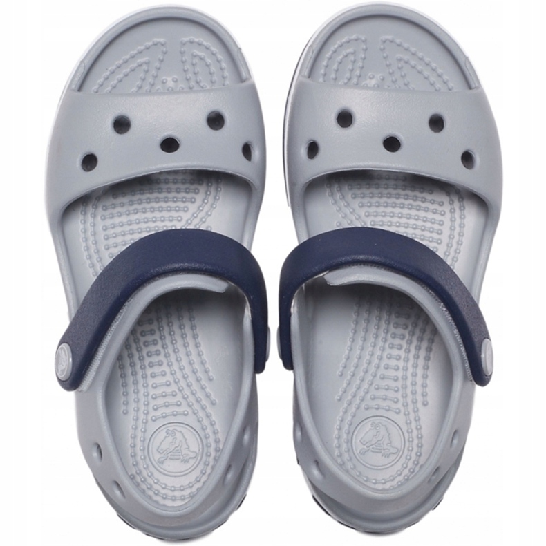 Sandales Crocs pour enfants Crosband Sandal Kids gris-bleu marine 12856 01U 1