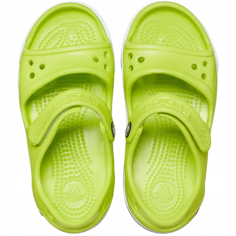 Sandales Crocs pour enfants Crocband Ii Sandale lime-noir 14854 3T3 vert 1