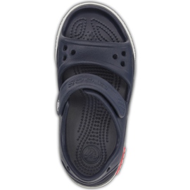 Sandales Crocs pour enfants Crocband Ii Sandal bleu marine-blanc 14854 462 1