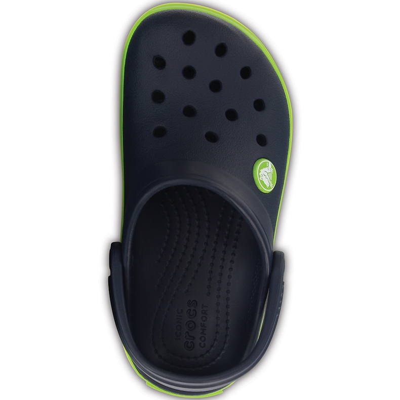 Crocs pour enfants Crocband Clog K bleu marine-vert 204537 4K6 1