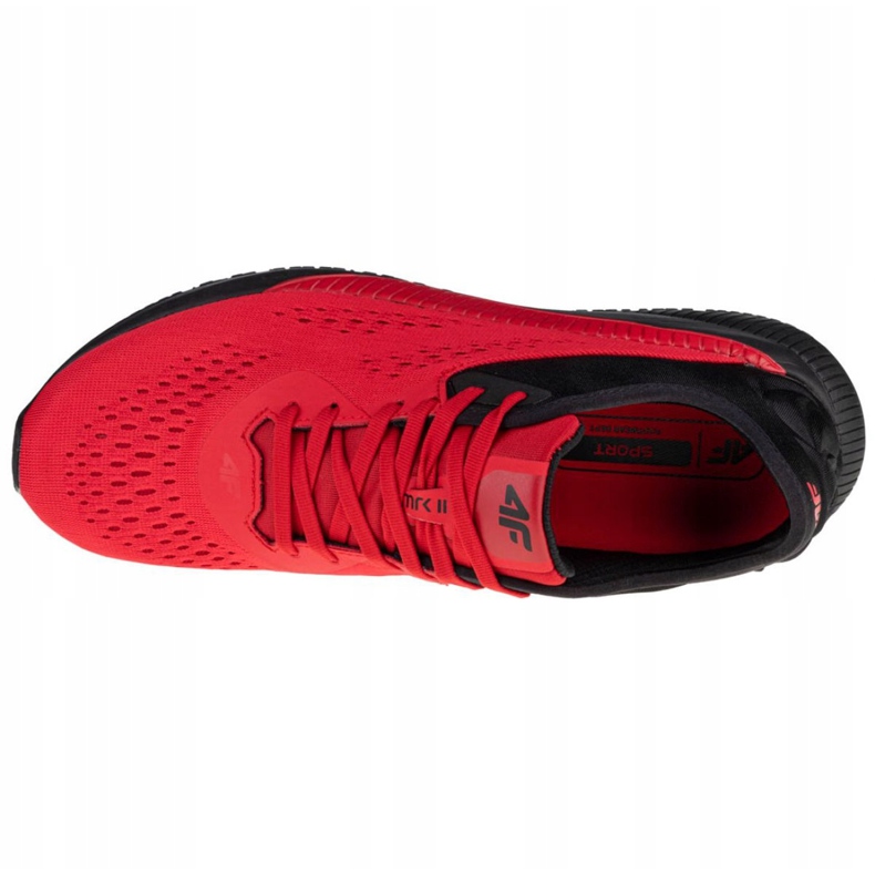 4F Homme Mrk M D4L21-OBMS301 62S chaussures noir rouge 2