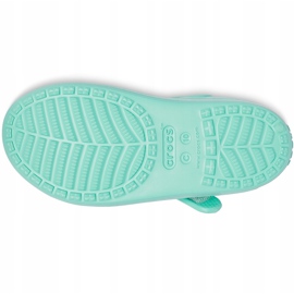 Sandales enfant Crocs Classic Cross Strap Charm menthe 206947 3U3 vert 3