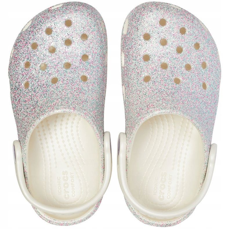 Crocs kids Classic Glitter Clog coloré 205441 159 multicolore 1