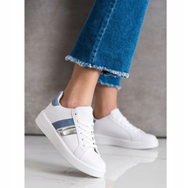 SHELOVET Baskets blanches décontractées 2