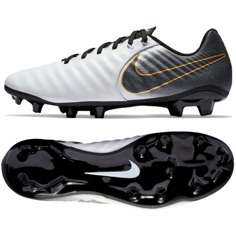 Chaussure de football Nike Tiempo Legend 7 Academy Fg M AO2596-100 blanc 4