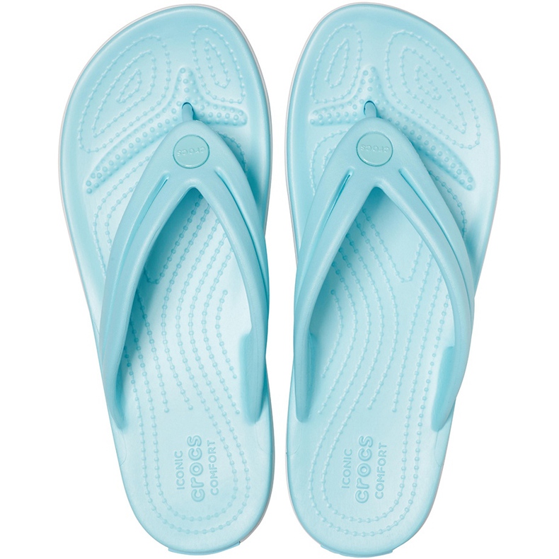 Crocs Chaussons Femme Crocband Flip bleu 206100 4O9 1