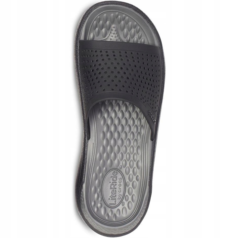 Crocs Literide Slide noir-gris 205 183 0DD le noir 1