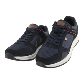 NEWS ACTUALITÉS ADI Chaussures de sport homme brun bleu marine 1