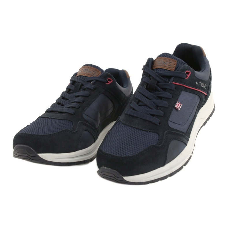 NEWS ACTUALITÉS ADI Chaussures de sport homme brun bleu marin 1
