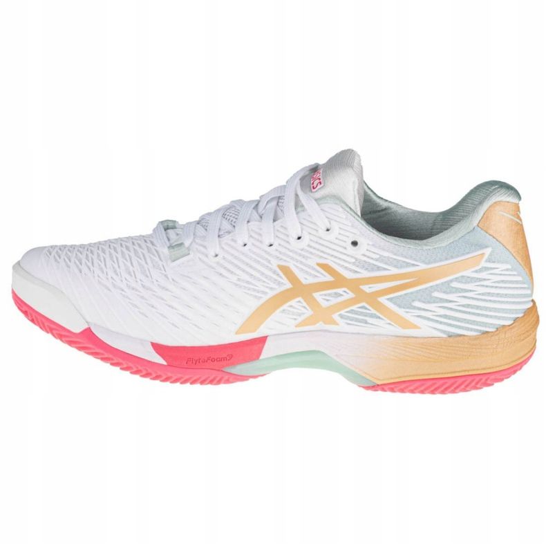Chaussures Asics Solution Speed ​​Ff 2 Clay LE W 1042A140-100 blanche 1