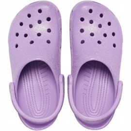 Crocs Classic Glitter Clog Violet 205942 5PR 1