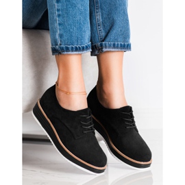 Renda Chaussures ajourées sur la plateforme le noir 1