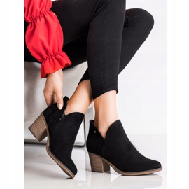 Filippo Bottines de printemps avec une coupe le noir 3