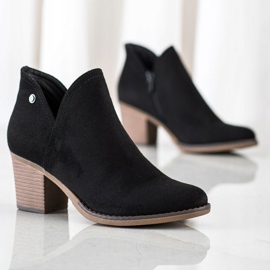 Filippo Bottines de printemps avec une coupe le noir 2