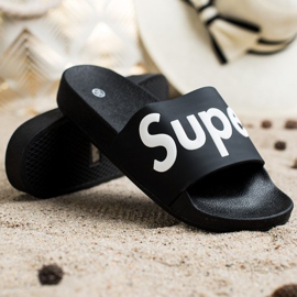 Seastar Pantoufles Super Caoutchouc blanche le noir 2
